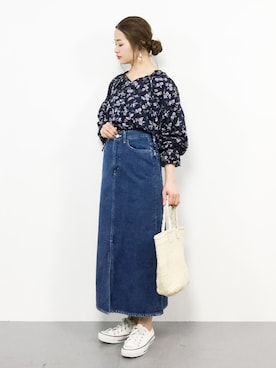 isaさん（レディース・155cm）の春コーディネート