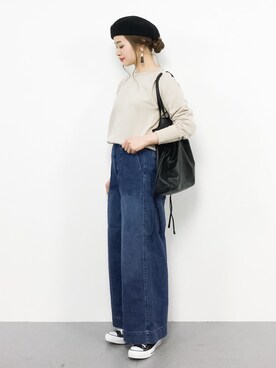 isaさん（レディース・155cm）の春コーディネート