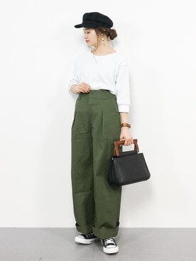 isaさん（レディース・155cm）の春コーディネート