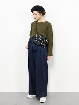 isaさん（レディース・155cm）の春コーディネート