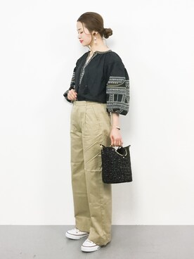 isaさん（レディース・155cm）の春コーディネート