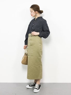 isaさん（レディース・155cm）の春コーディネート