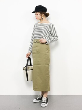 isaさん（レディース・155cm）の春コーディネート