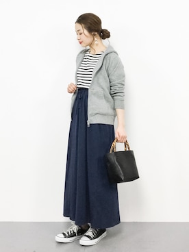 isaさん（レディース・155cm）の春コーディネート