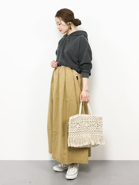 isaさん（レディース・155cm）の春コーディネート