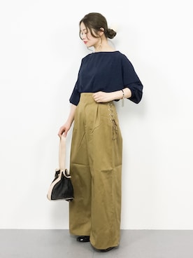 isaさん（レディース・155cm）の春コーディネート