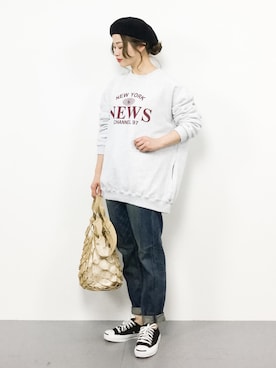 isaさん（レディース・155cm）の春コーディネート
