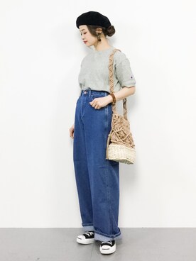 isaさん（レディース・155cm）の春コーディネート