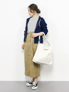 isaさん（レディース・155cm）の春コーディネート