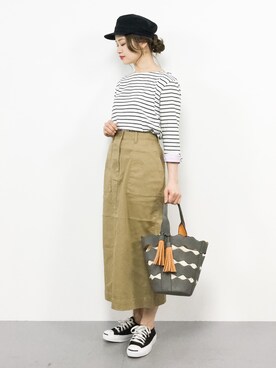 isaさん（レディース・155cm）の春コーディネート