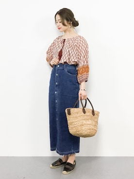 isaさん（レディース・155cm）の春コーディネート