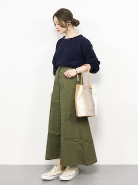 isaさん（レディース・155cm）の春コーディネート