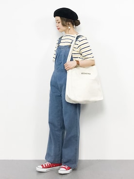 isaさん（レディース・155cm）の春コーディネート