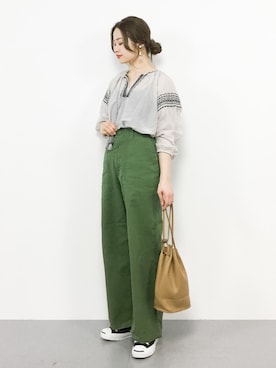 isaさん（レディース・155cm）の春コーディネート