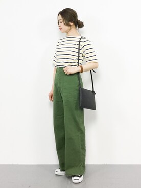 isaさん（レディース・155cm）の春コーディネート