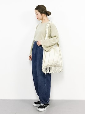 isaさん（レディース・155cm）の春コーディネート