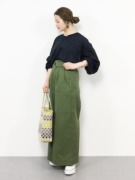 isaさん（レディース・155cm）の春コーディネート