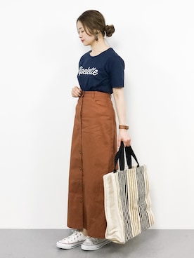 isaさん（レディース・155cm）の春コーディネート