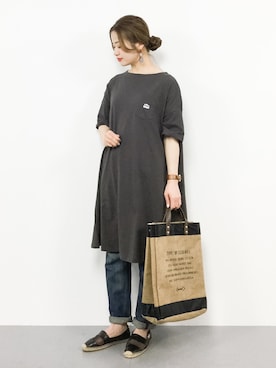 isaさん（レディース・155cm）の春コーディネート