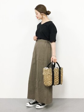 isaさん（レディース・155cm）の春コーディネート