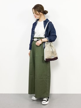 isaさん（レディース・155cm）の春コーディネート