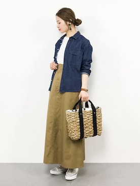 isaさん（レディース・155cm）の春コーディネート