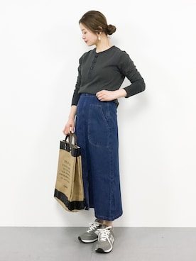 isaさん（レディース・155cm）の春コーディネート