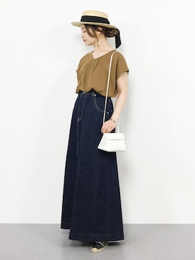 isaさん（レディース・155cm）の春コーディネート