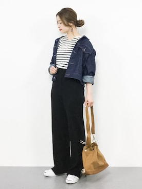 isaさん（レディース・155cm）の春コーディネート