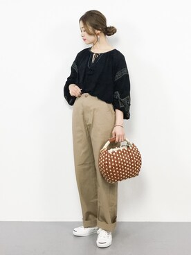 isaさん（レディース・155cm）の春コーディネート