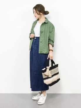 isaさん（レディース・155cm）の春コーディネート