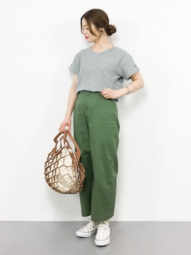 isaさん（レディース・155cm）の春コーディネート