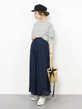 isaさん（レディース・155cm）の春コーディネート