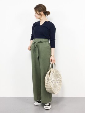 isaさん（レディース・155cm）の春コーディネート