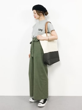 isaさん（レディース・155cm）の春コーディネート