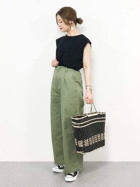 isaさん（レディース・155cm）の春コーディネート