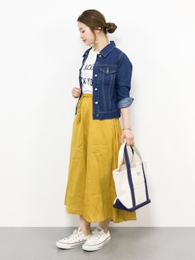 isaさん（レディース・155cm）の春コーディネート