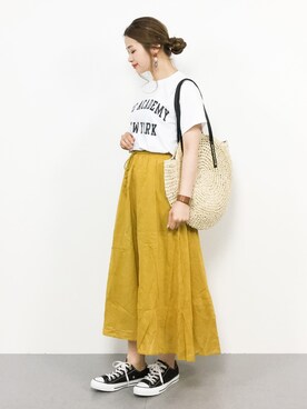 isaさん（レディース・155cm）の春コーディネート