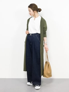 isaさん（レディース・155cm）の春コーディネート