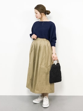 isaさん（レディース・155cm）の春コーディネート