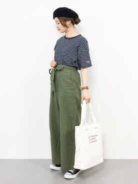 isaさん（レディース・155cm）の春コーディネート