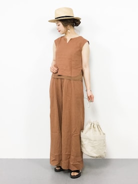 isaさん（レディース・155cm）の春コーディネート