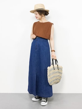 isaさん（レディース・155cm）の春コーディネート