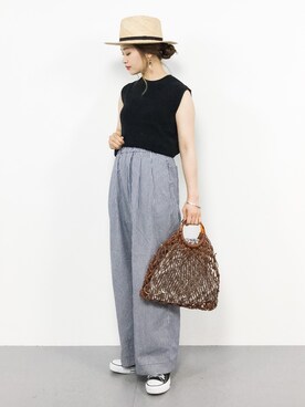 isaさん（レディース・155cm）の春コーディネート