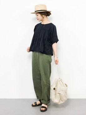 isaさん（レディース・155cm）の春コーディネート