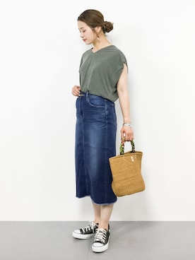 isaさん（レディース・155cm）の春コーディネート