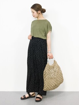 isaさん（レディース・155cm）の春コーディネート