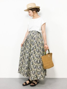 isaさん（レディース・155cm）の春コーディネート