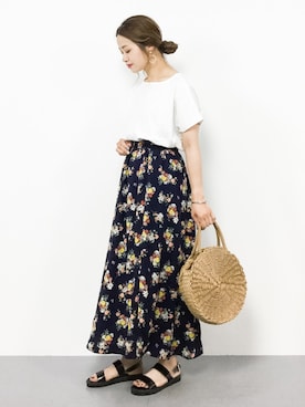 isaさん（レディース・155cm）の春コーディネート