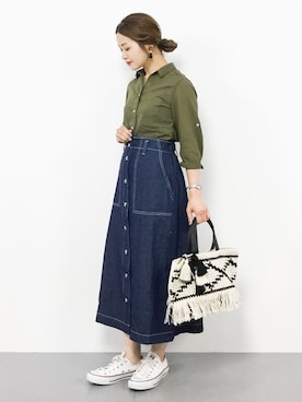 isaさん(レディース・155cm)の春コーディネート